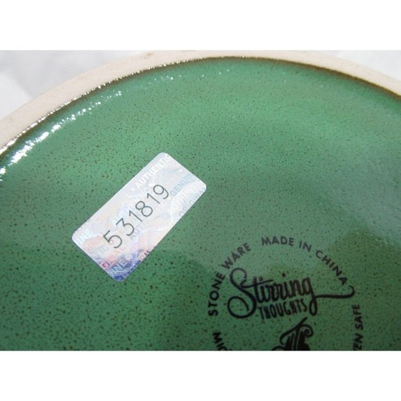 Irish Blessing Covered Soup Stew Bowl Handles Ceramic Spoon New No Box Jozie B - Picture 15 of 15